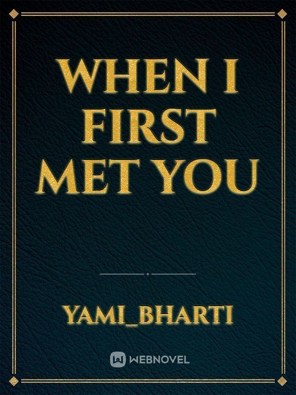 when i first met you icon