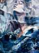 Raven Black the child of the seas, descendant of magic icon