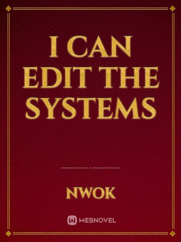 I Can Edit the Systems icon