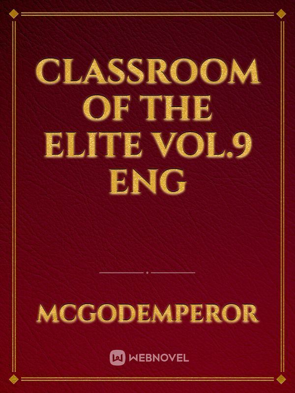 Classroom of the elite Vol.9 ENG icon