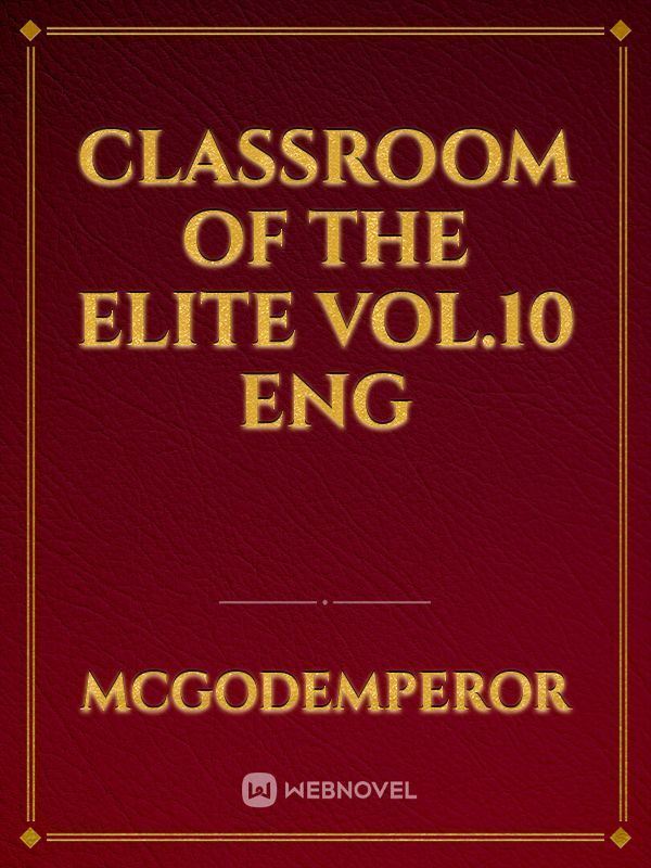 Classroom of the elite Vol.10 ENG icon