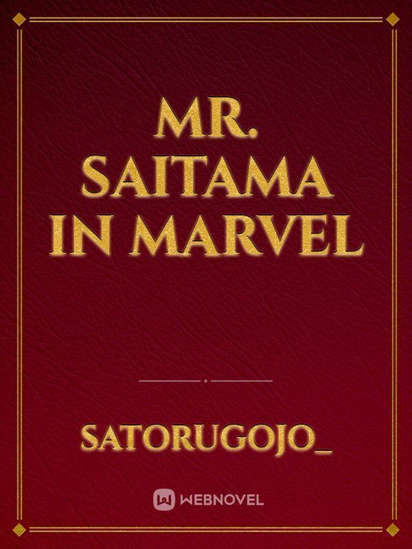 Mr. Saitama in Marvel icon