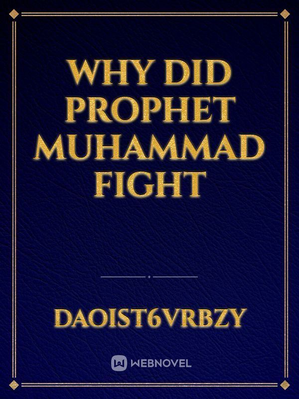 Why did prophet muhammad fight icon