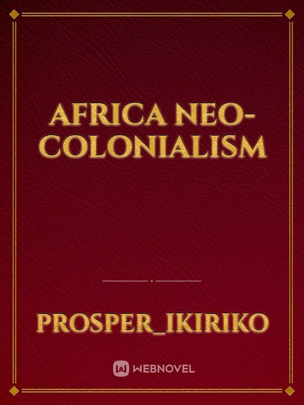 AFRICA NEO-COLONIALISM icon