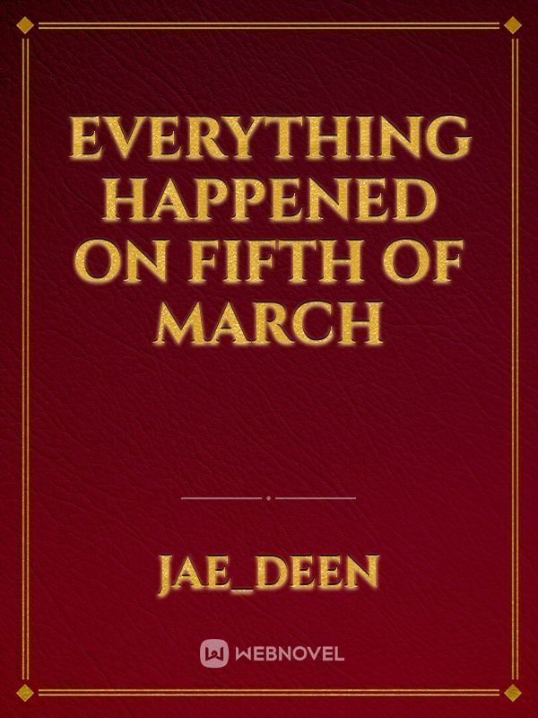 everything happened on fifth of March icon