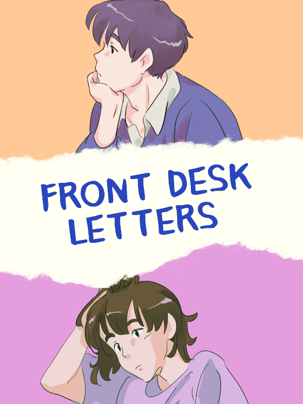 Front desk letters icon