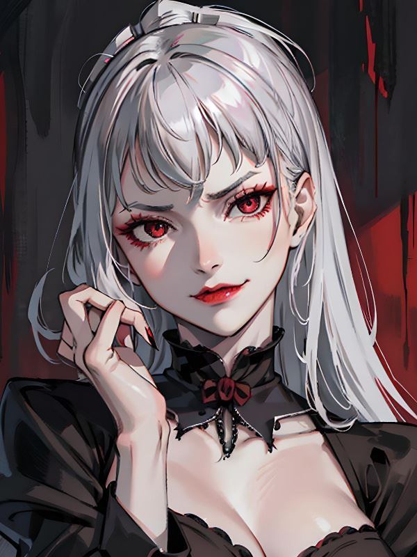 In an visual novel where I'm the servant of the Vampire Villainess. icon