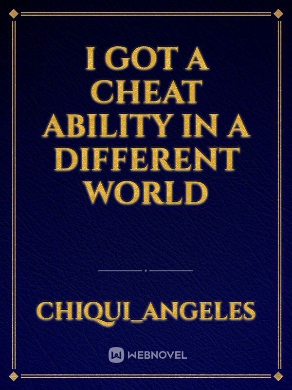 I Got a Cheat Ability in a Different World icon