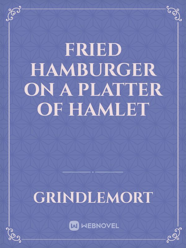 fried hamburger on a platter of hamlet icon