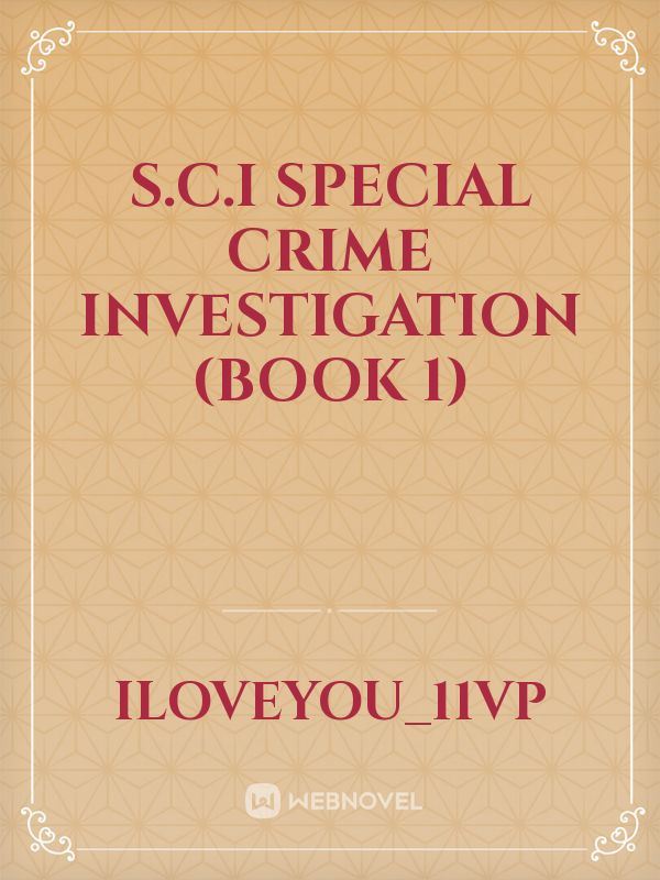 S.C.I Special Crime Investigation (Book 1) icon