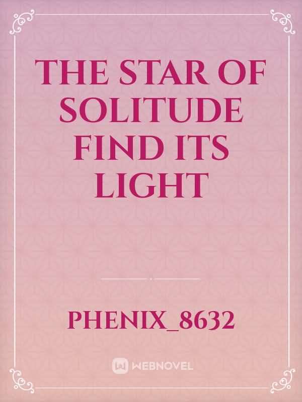 The star of solitude find its light icon