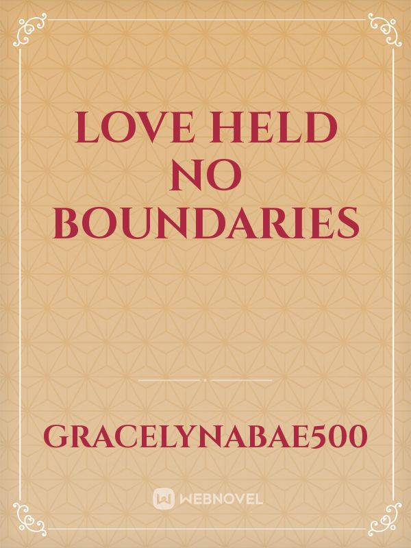 Love Held No Boundaries icon