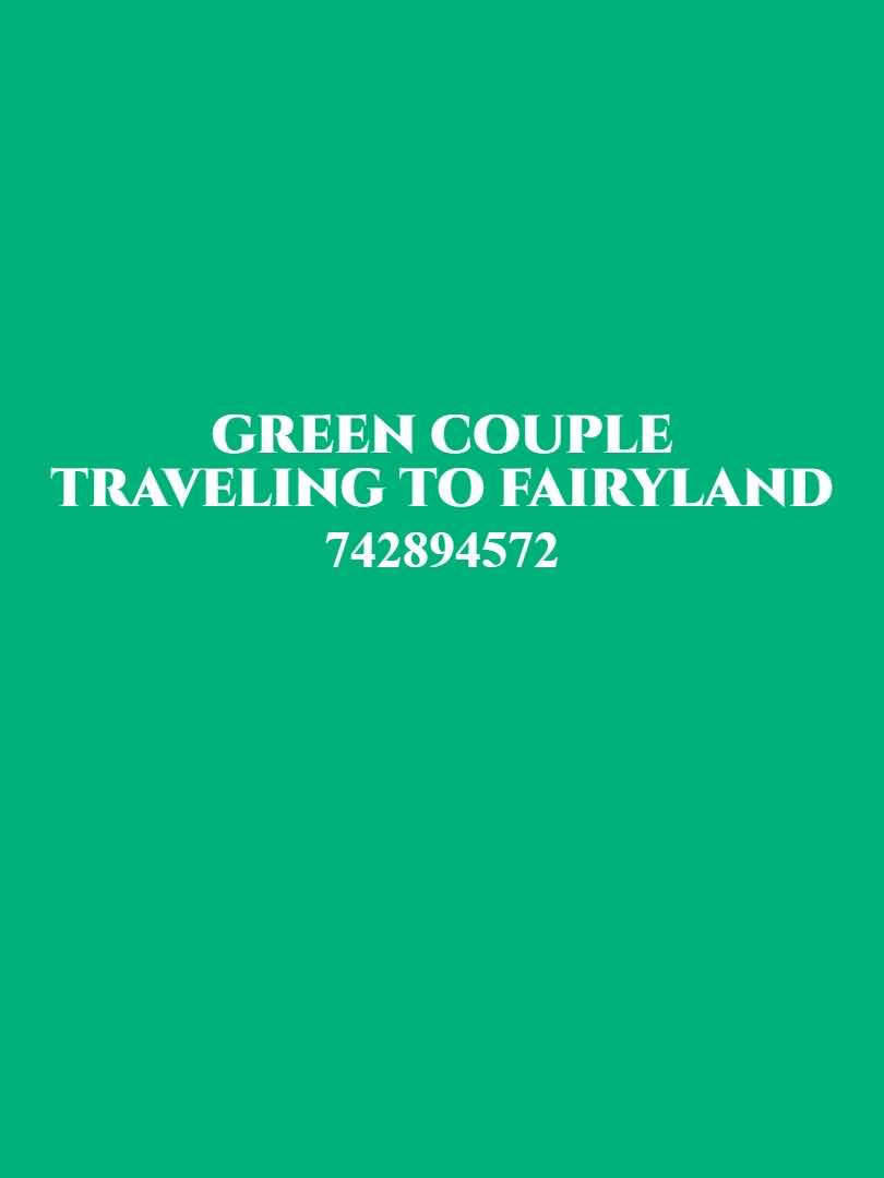 Green Couple Traveling to Fairyland icon