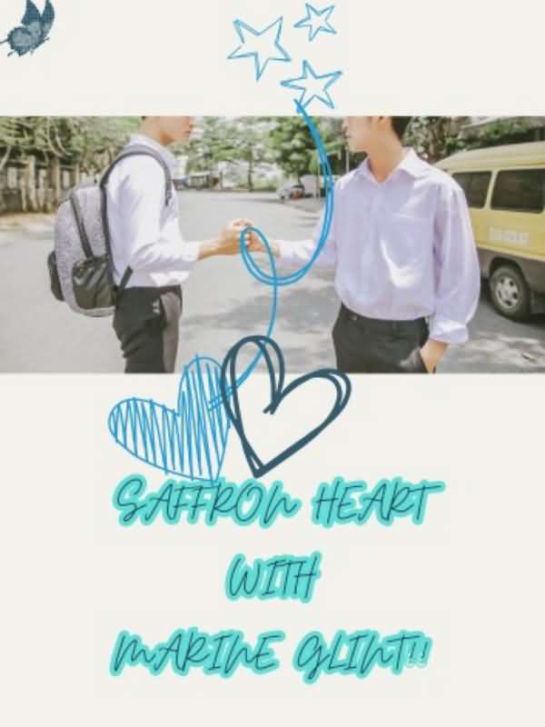 Saffron Glint in Marine Heart. icon