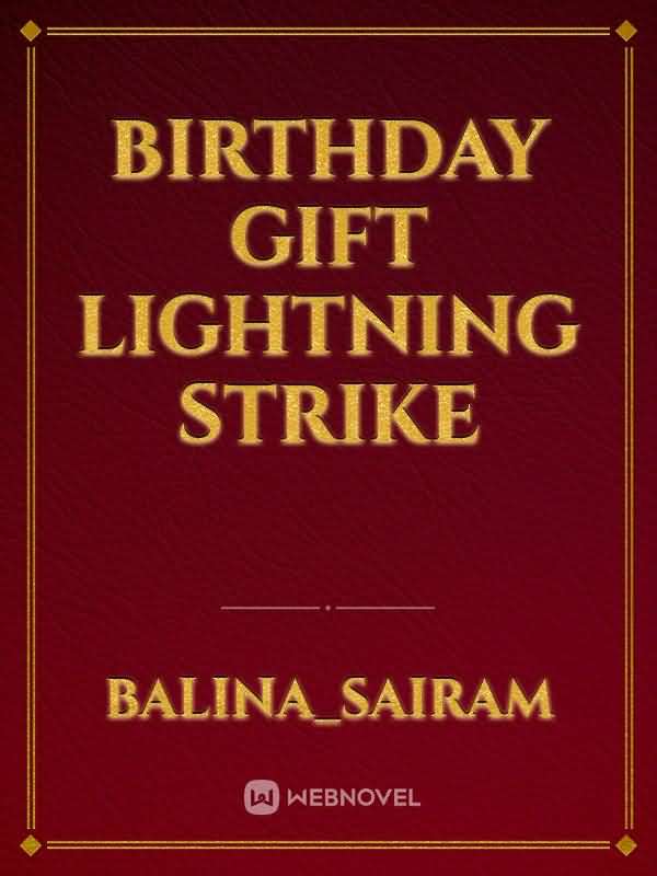 Birthday Gift Lightning Strike icon