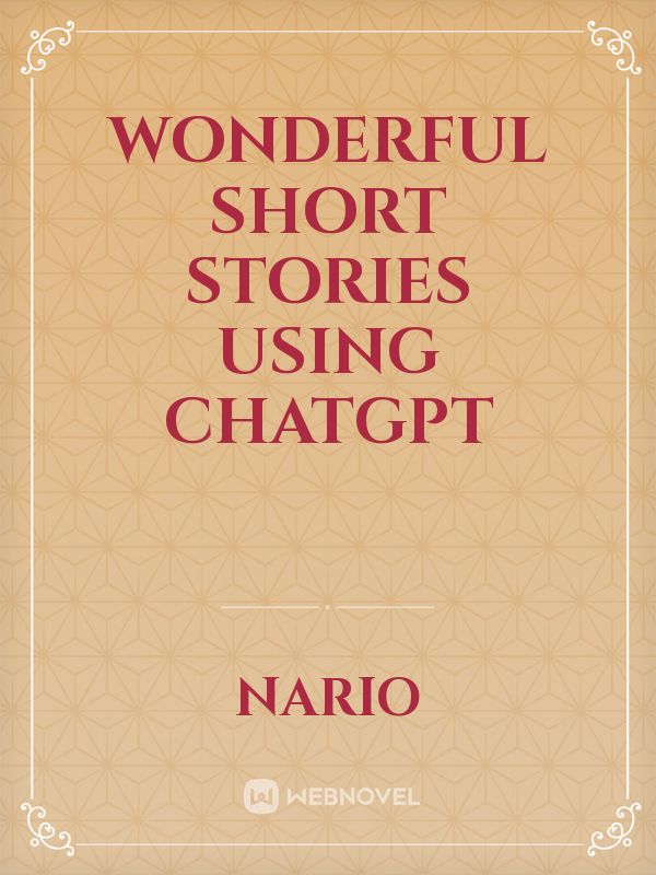 WONDERFUL SHORT STORIES using chatgpt icon
