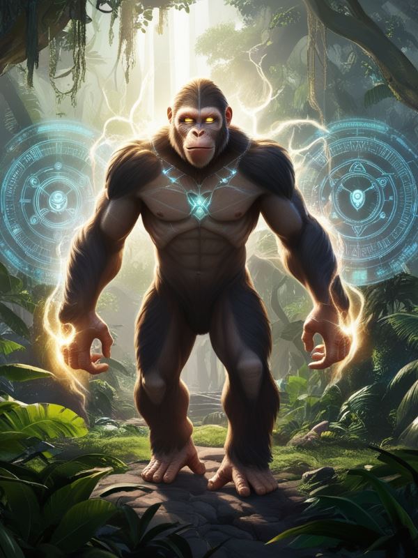 Reborn as a ape with system icon