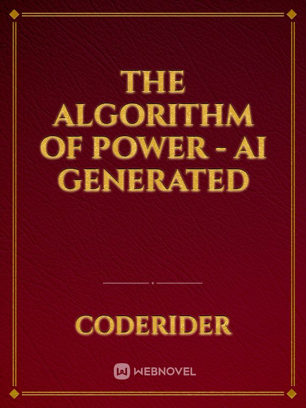 The Algorithm of Power - AI Generated icon