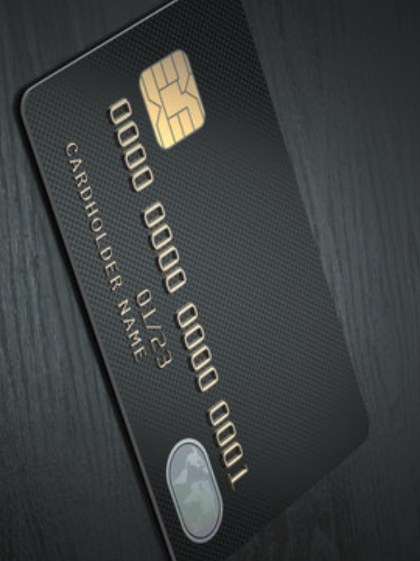 black card (spend or death) icon