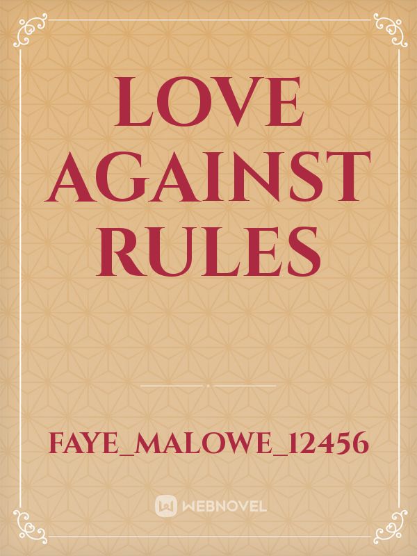 Love against rules icon