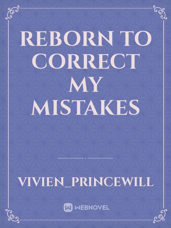 Reborn to correct my mistakes icon