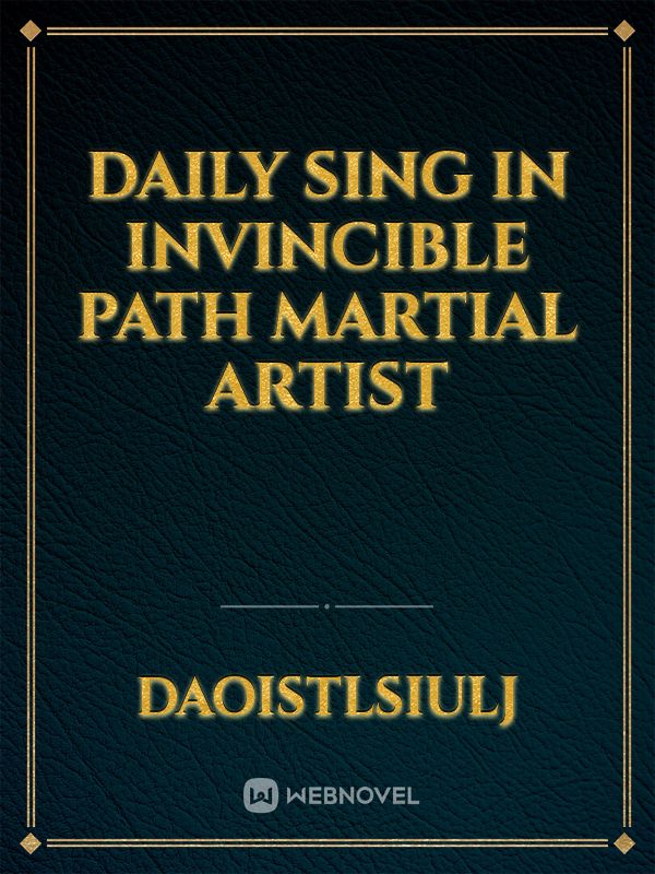 DAILY SING IN INVINCIBLE PATH MARTIAL ARTIST icon