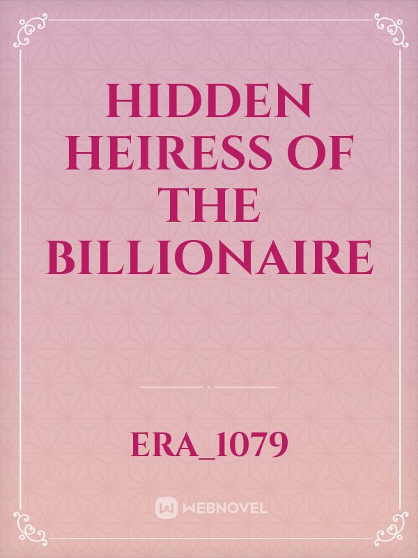 Hidden Heiress of the Billionaire icon