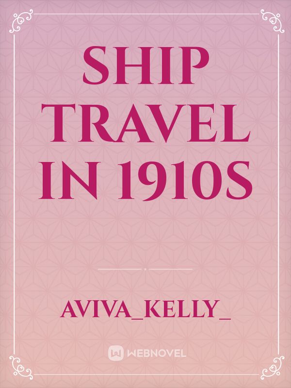 ship travel in 1910s icon
