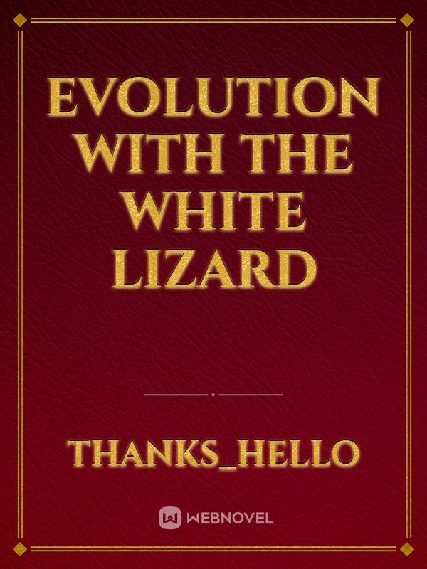 evolution with the white lizard icon