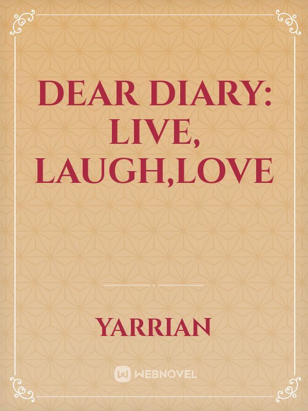 Dear Diary: Live, Laugh,Love icon
