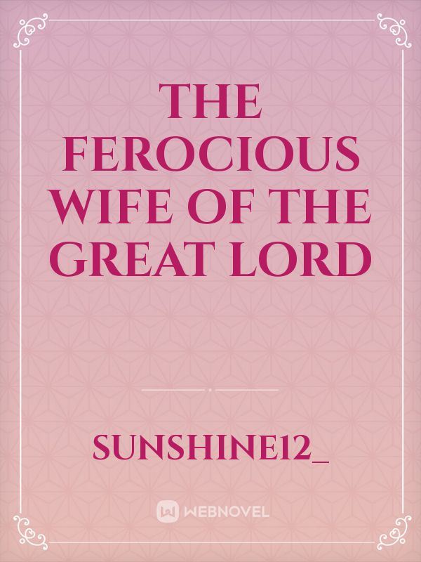 The Ferocious Wife of the Great Lord icon