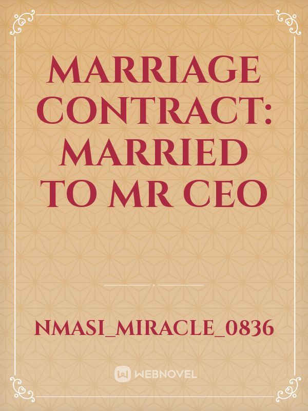 Marriage contract: Married to Mr CEO icon