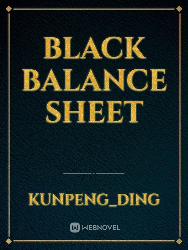 black balance sheet icon