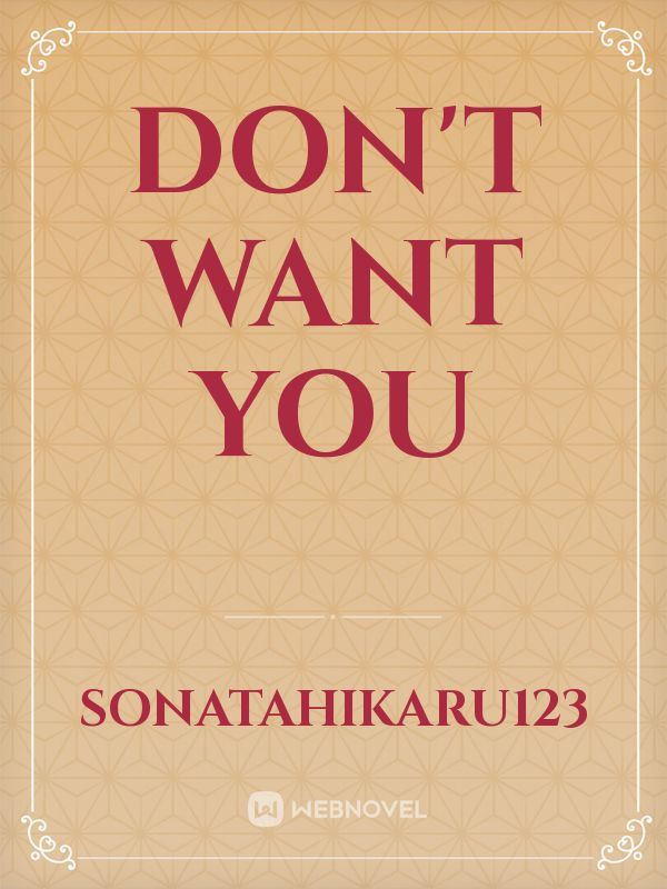 Don't want you icon