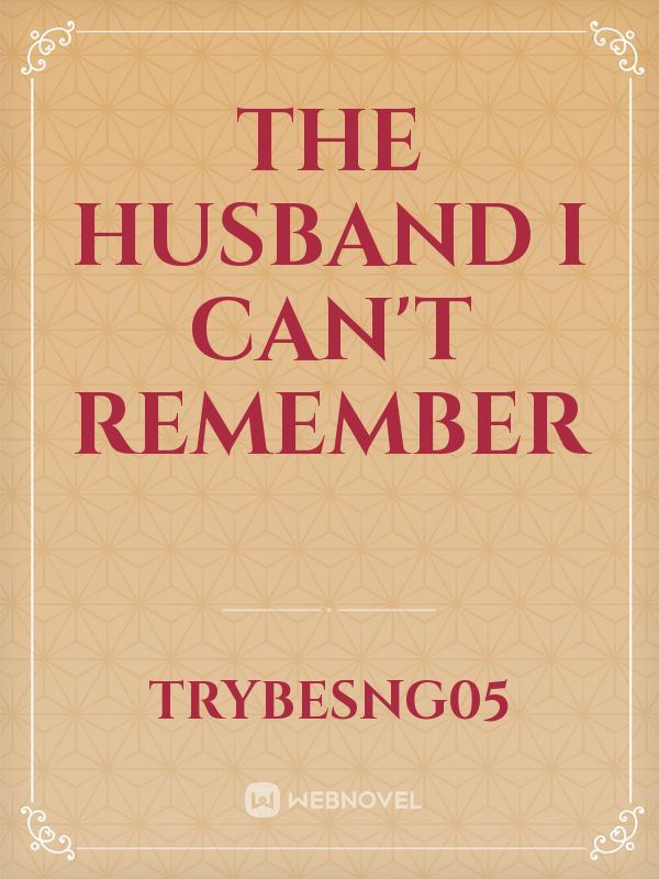 The Husband I can't remember icon