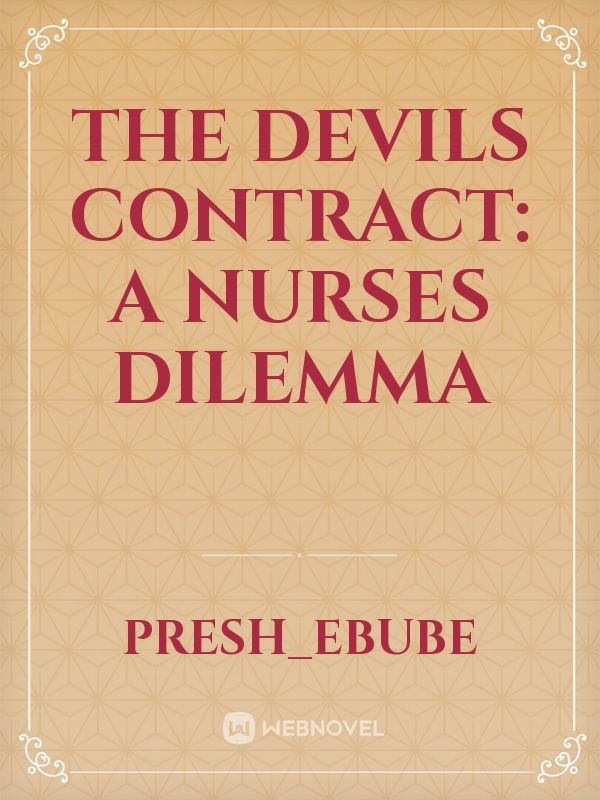 The Devils contract: A Nurses Dilemma icon