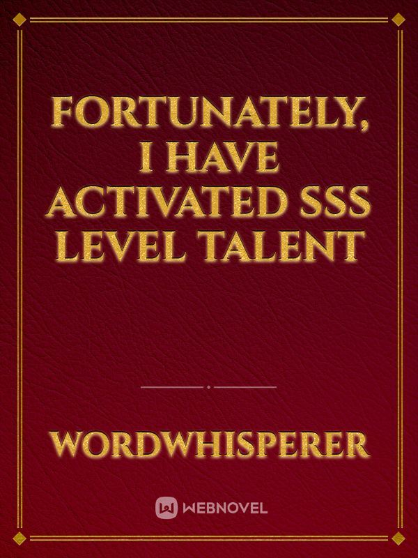 Fortunately, I have activated SSS level talent icon