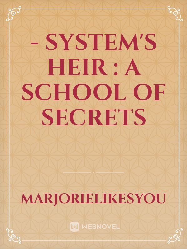- System's Heir : A School of Secrets icon