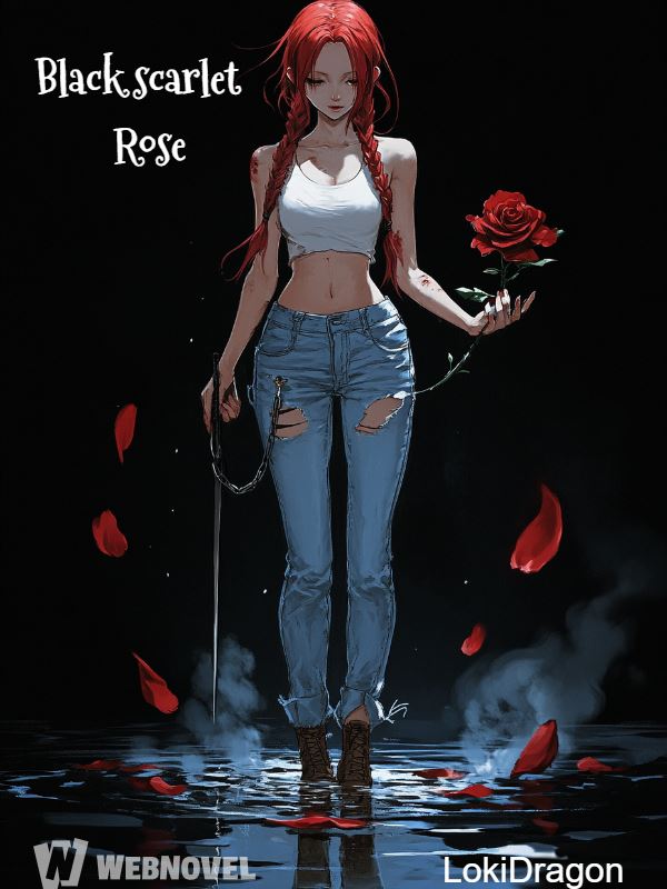 Black scarlet Rose icon