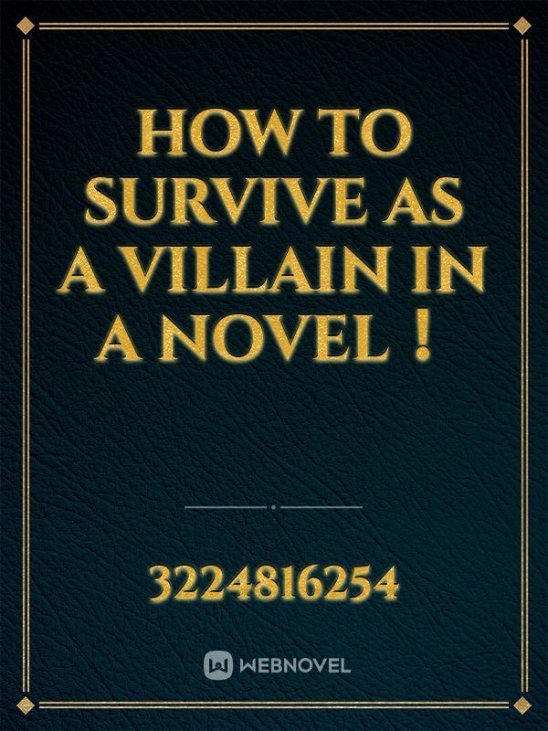 How to survive as a villain in a novel！ icon