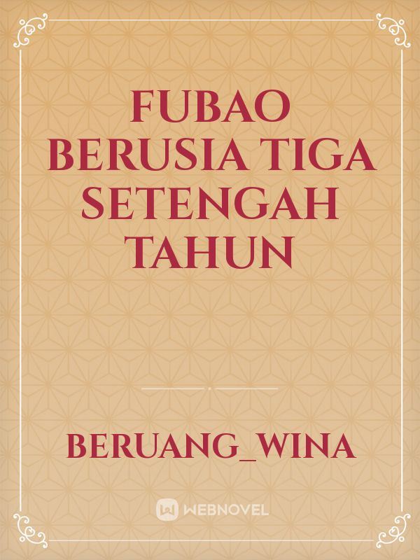 Fubao berusia tiga setengah tahun icon