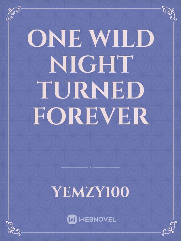 One wild night turned forever icon
