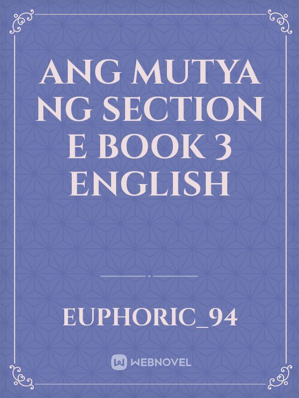 Ang mutya ng section e (Book 3)English icon