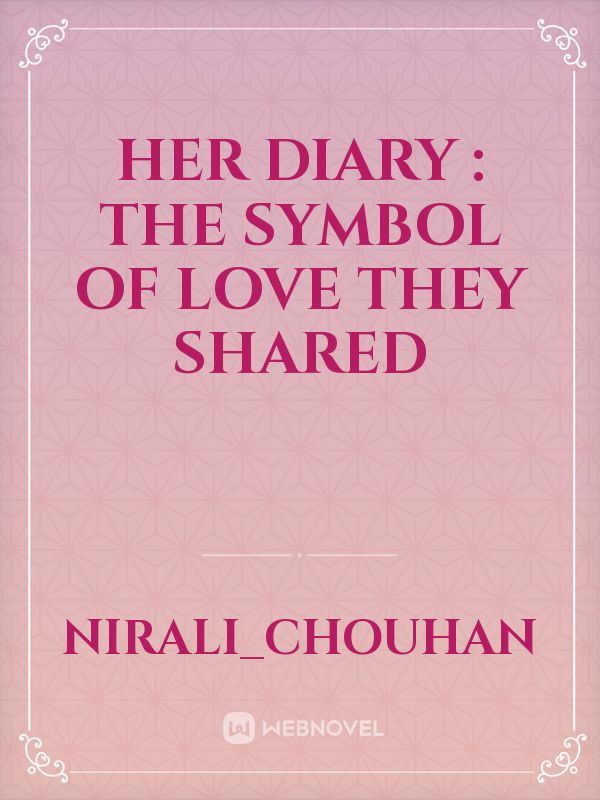 Her diary : the symbol of love they shared icon