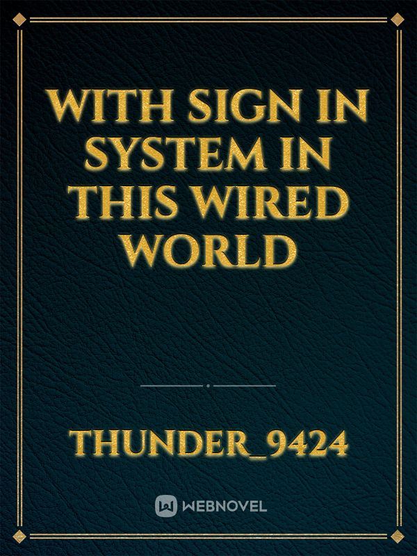 with sign in system in this wired world icon