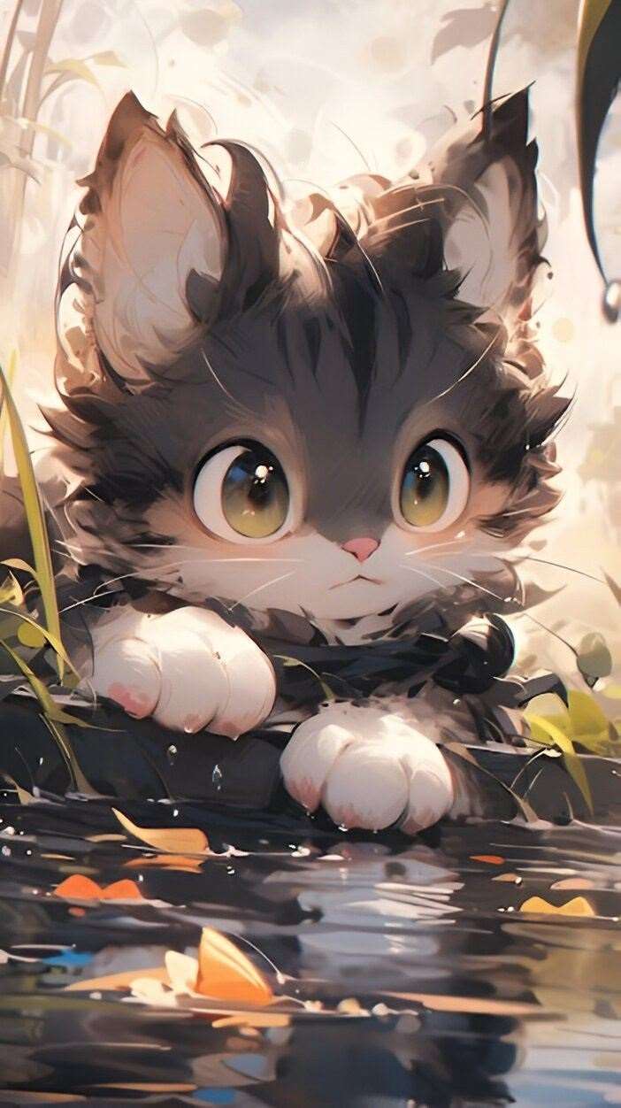 The Crescent Moon in the Starry Forest is just a Giant Kitten~ icon