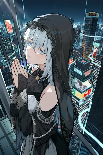 I Became a Saintess in a Cyberpunk Game icon